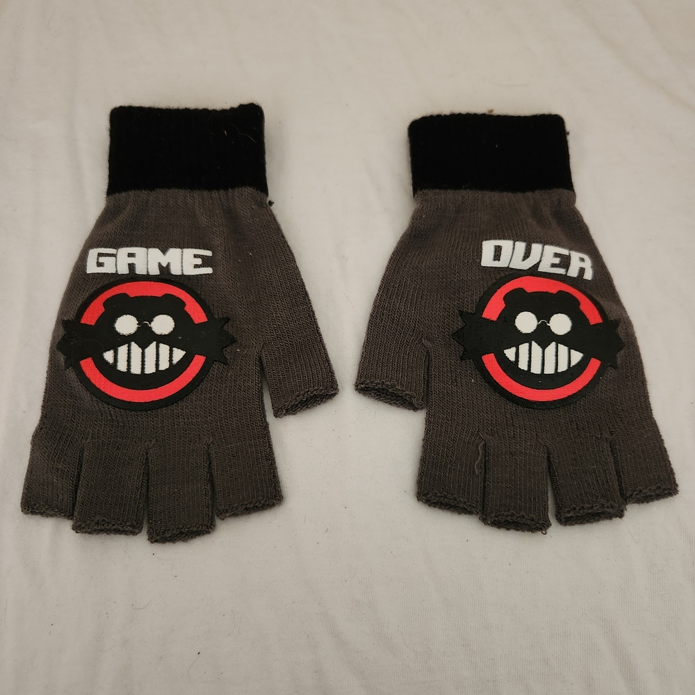 LootCrate SEGA Sonic Eggman Robotnik Game Over Fingerless Gloves Unisex Like New